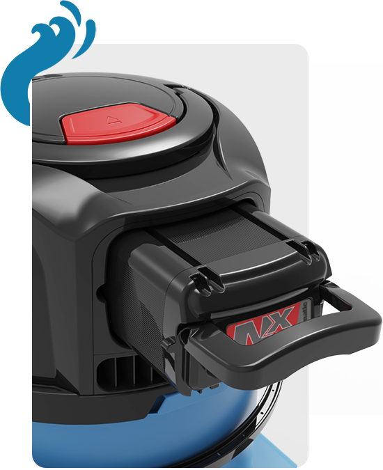 Numatic WBV370NX Cordless Wet & Dry Vacuum | 36V NX300, 40 Min Runtime