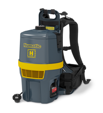 Numatic RHB150NX Cordless H-Class Backpack Vacuum | HEPA13, 36V