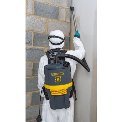 Numatic RHB150NX Cordless H-Class Backpack Vacuum | HEPA13, 36V