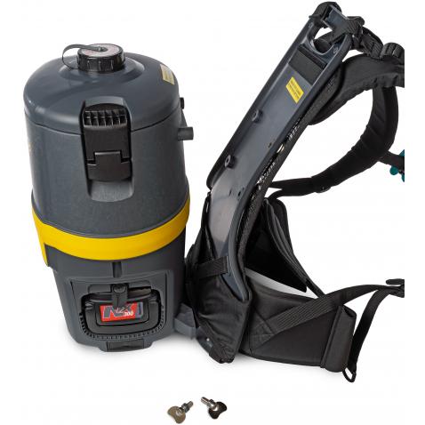 Numatic RHB150NX Cordless H-Class Backpack Vacuum | HEPA13, 36V