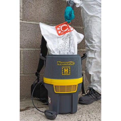 Numatic RHB150NX Cordless H-Class Backpack Vacuum | HEPA13, 36V