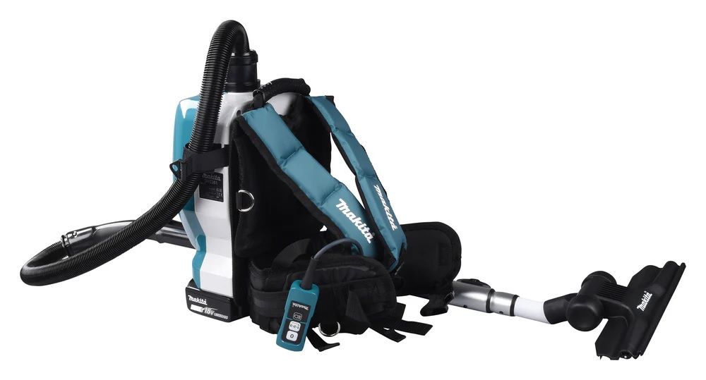 Makita DVC261 Cordless Backpack Vacuum | Twin 18V, HEPA, 2 Batteries