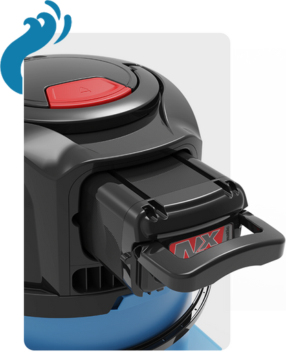 Numatic WBV370NX Cordless Wet & Dry Vacuum | 36V NX300, 40 Min Runtime