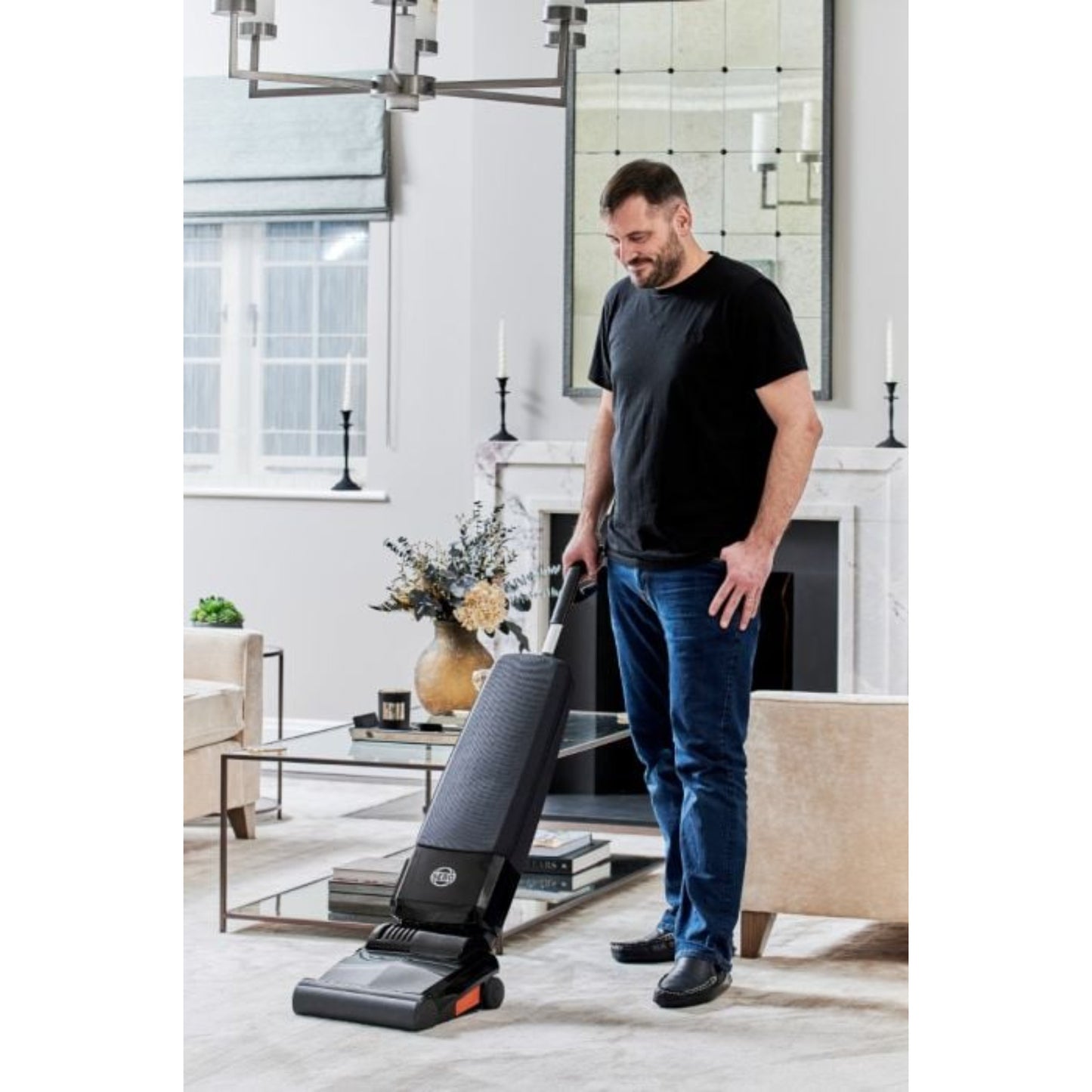 SEBO BP60 Cordless Vacuum Cleaner | 60 Min Runtime, Commercial Upright